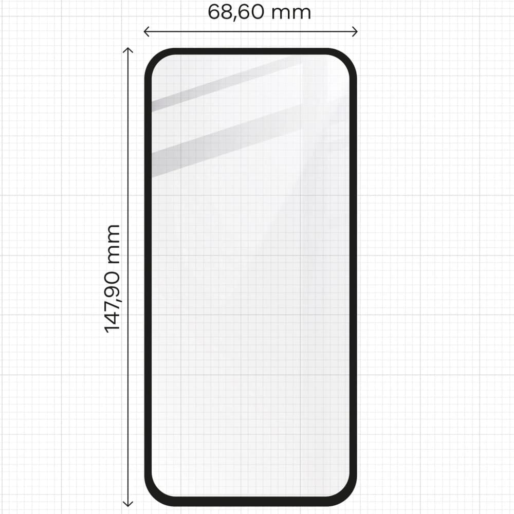 Szkło hartowane Bizon Glass Edge 2 do Pixel 8a czarne - 2