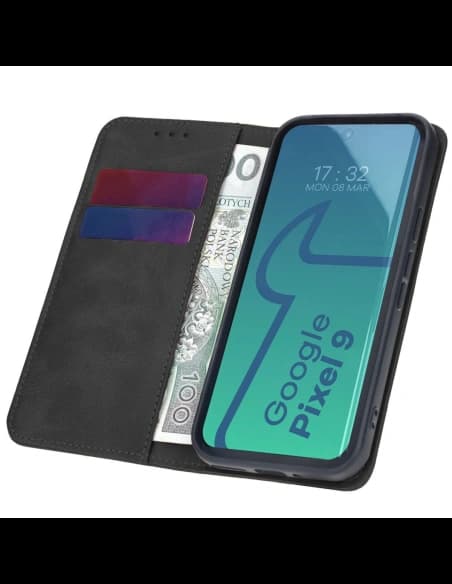 Etui z klapką Bizon Case Pocket Pro do Google Pixel 9 / 9 Pro czarne