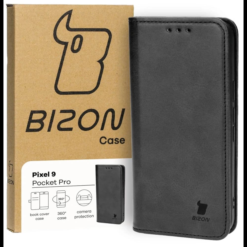 Etui z klapką Bizon Case Pocket Pro do Google Pixel 9 / 9 Pro czarne - 2