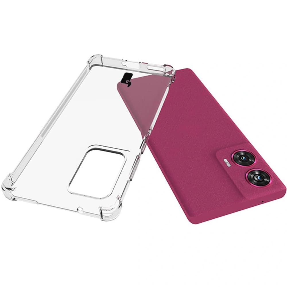Elastické pouzdro Bizon Case Salpa pro Motorola Edge 50 Fusion průhledné - 5