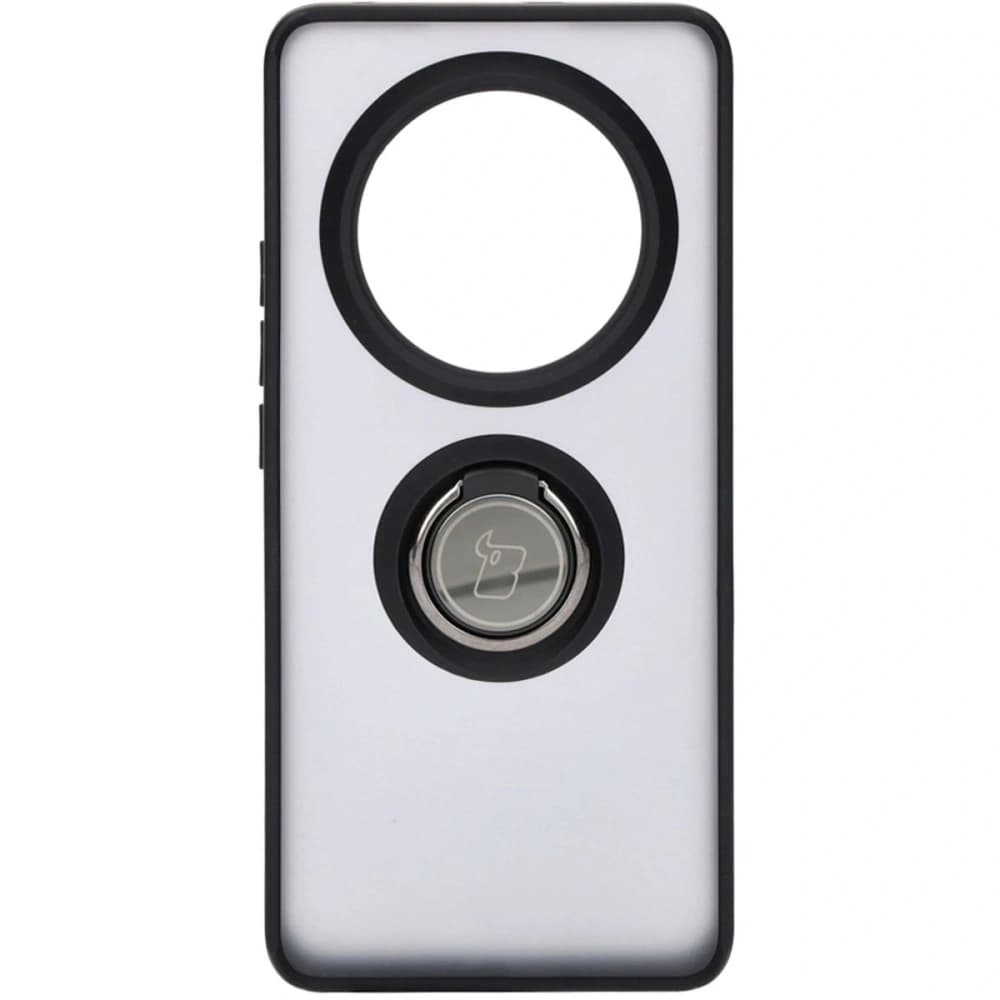 Bizon Case Hybrid Ring Realme 12 Pro / 12 Pro+ rauchig mit einem schwarzen Rahmen - 2