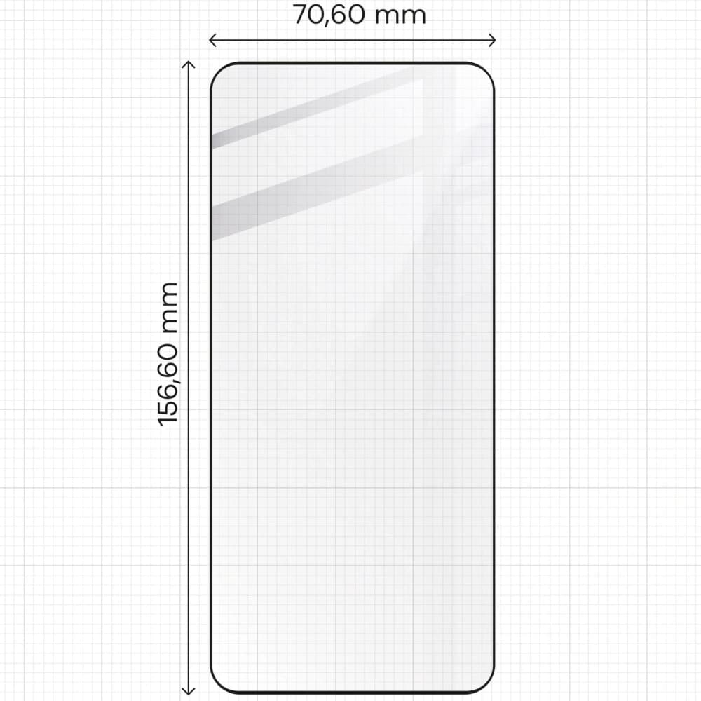 Sklo tvrzené Bizon Glass Edge 2 pro Xiaomi Poco F6 černé - 2