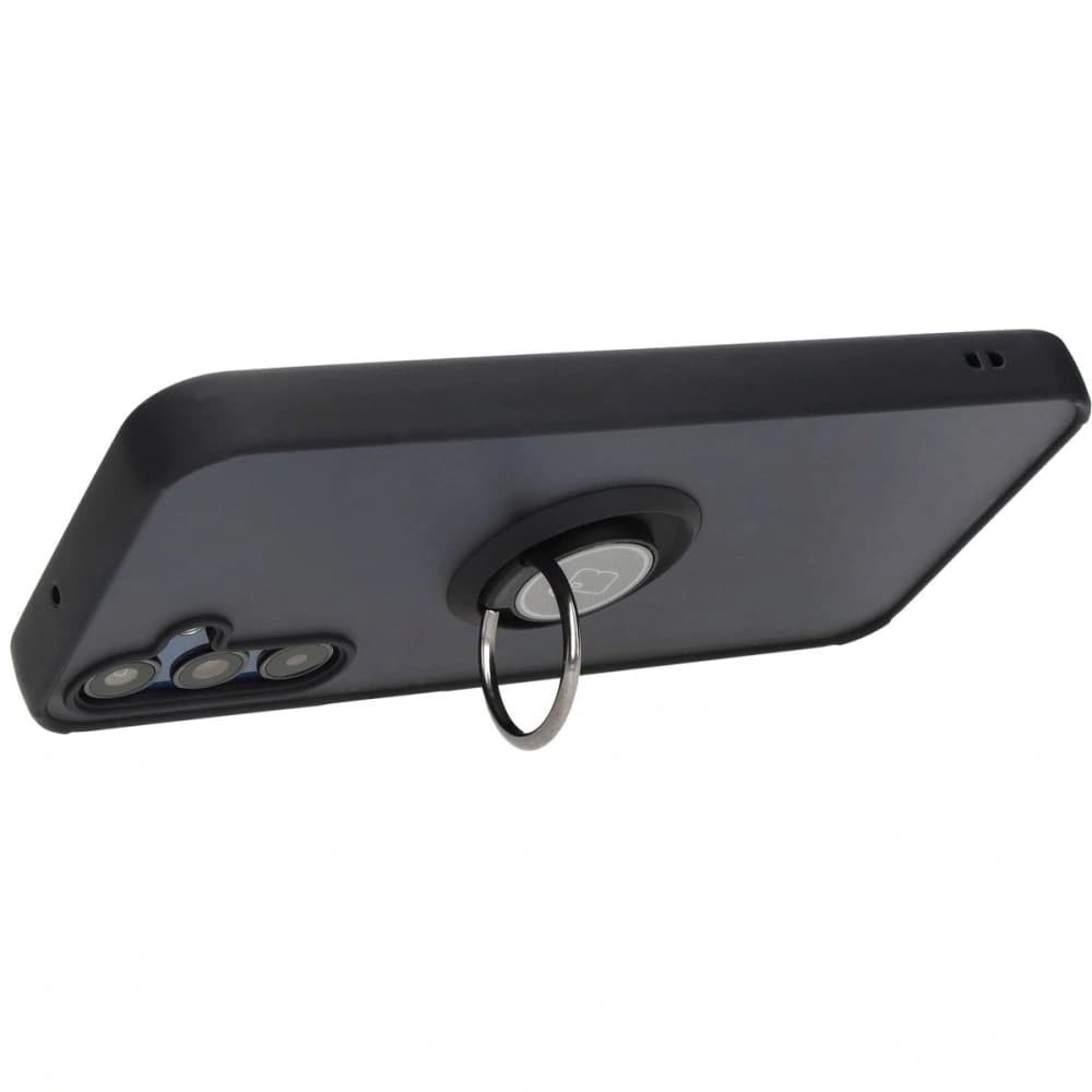Bizon Case Hybrid Ring Samsung Galaxy M15 5G füstös fekete kerettel - 5