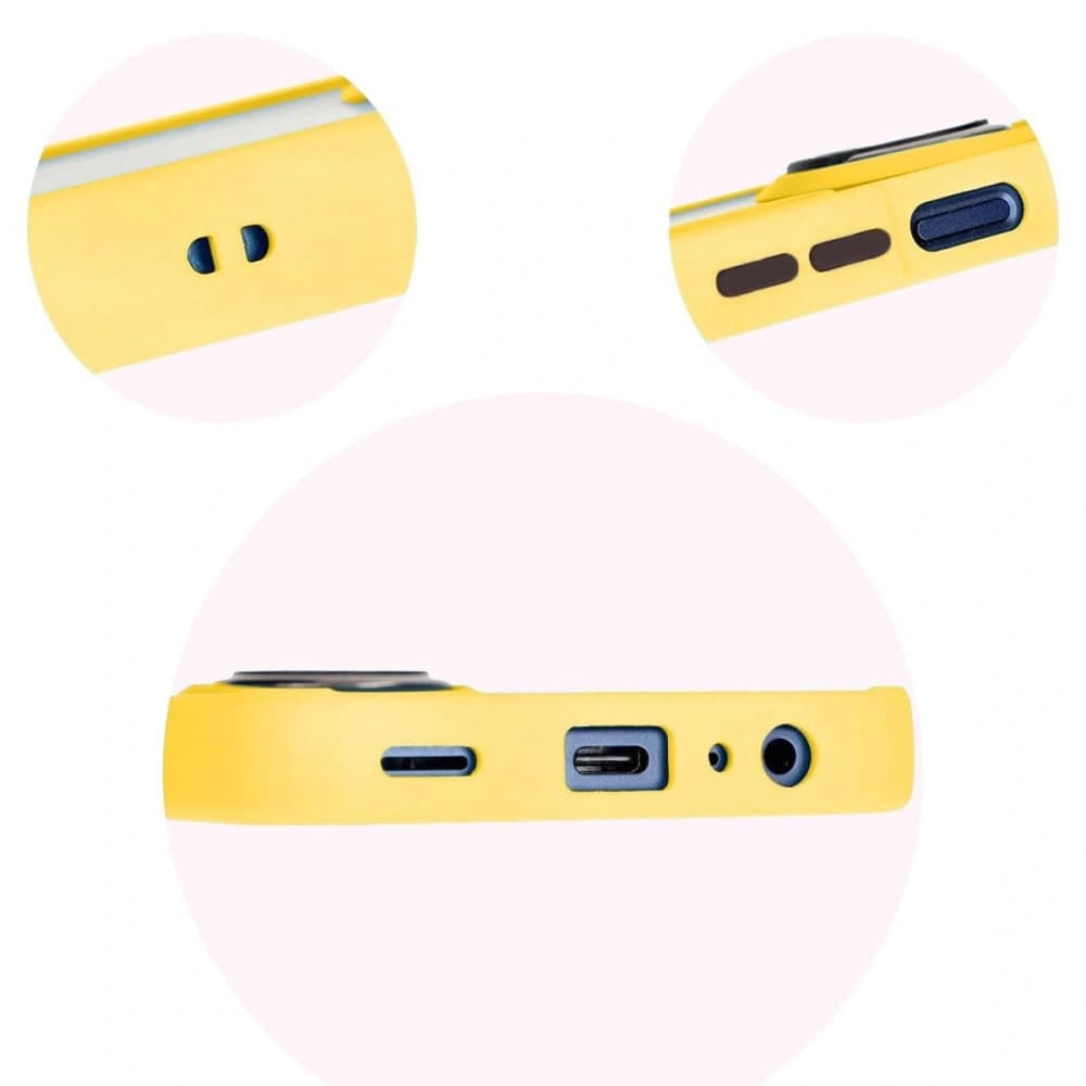 Bizon Case Hybrid Ring Samsung Galaxy M15 5G füstös sárga kerettel - 8