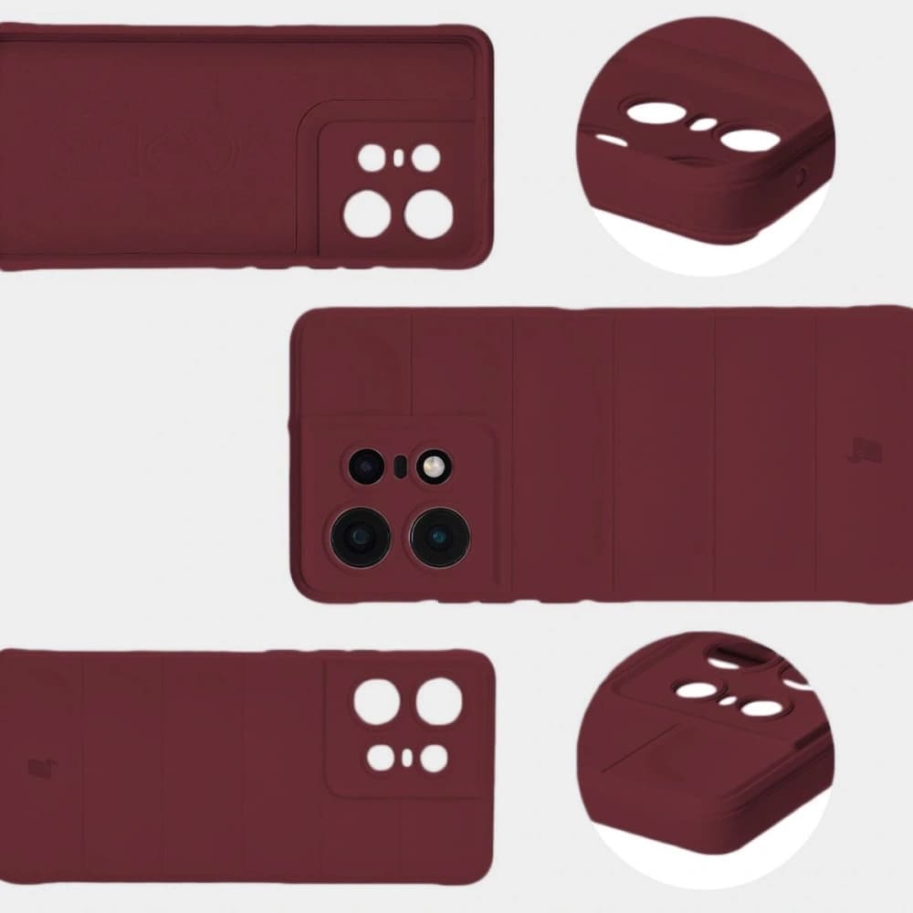 Pancéřové pouzdro Bizon Case Tur pro Motorola Edge 50 Pro tmavě fialové - 9