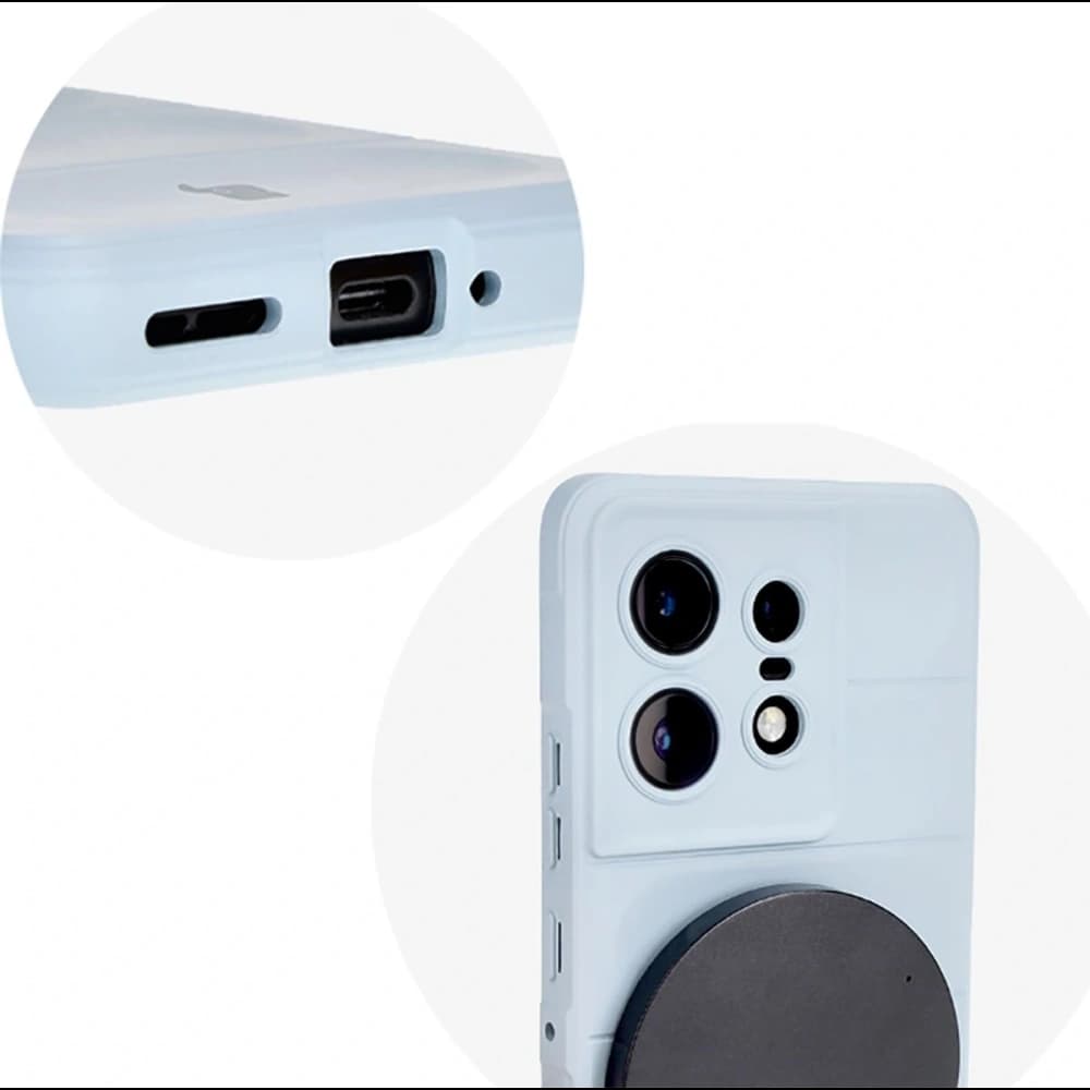 Pancéřové pouzdro Bizon Case Tur pro Motorola Edge 50 Pro světle modré - 11