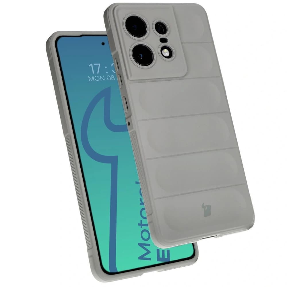 Pancéřové pouzdro Bizon Case Tur pro Motorola Edge 50 Pro světle šedé - 1