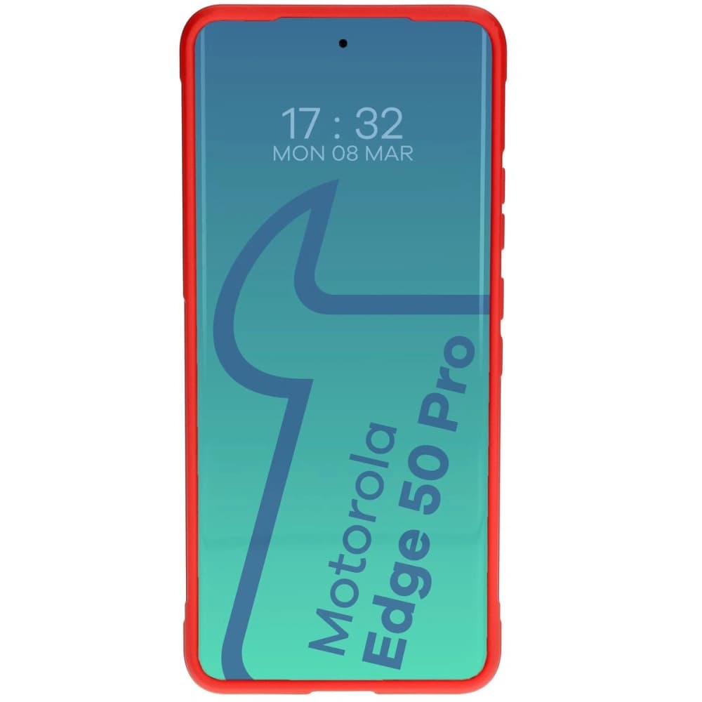 Bizon Case für Motorola Edge 50 Pro rot - 8