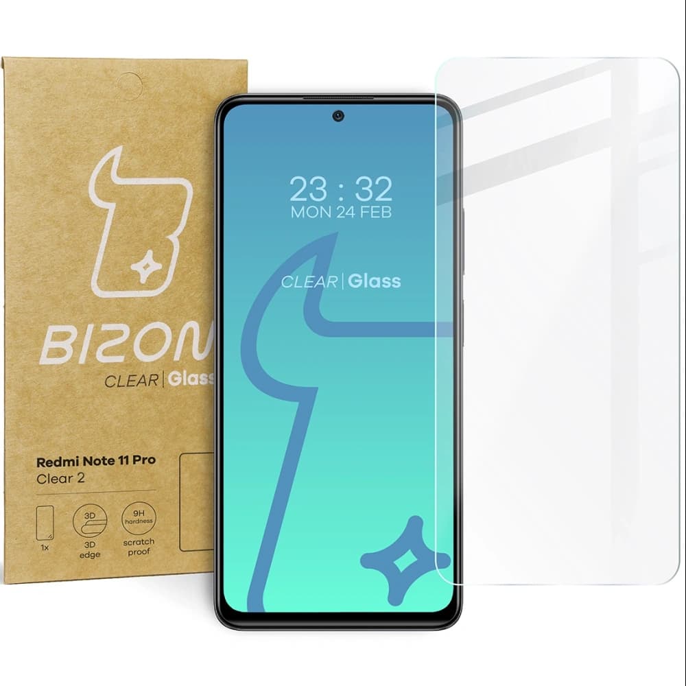 Bizon Glass Clear 2 Xiaomi Redmi Note 11 Pro - 1