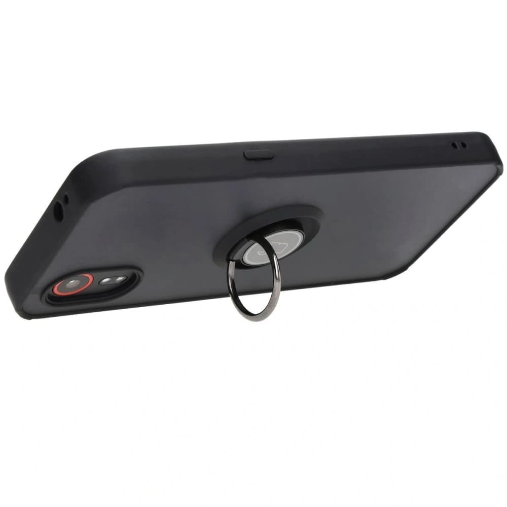 Bizon Case Hybrid Ring Samsung Galaxy Xcover7 fumuriu cu un cadru negru - 5