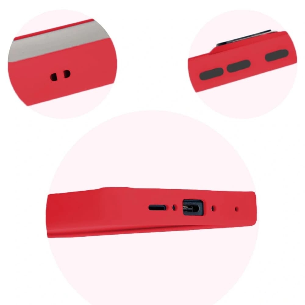 Bizon Case Hybrid Ring Samsung Galaxy Xcover7 fumurie cu un cadru roșu - 8