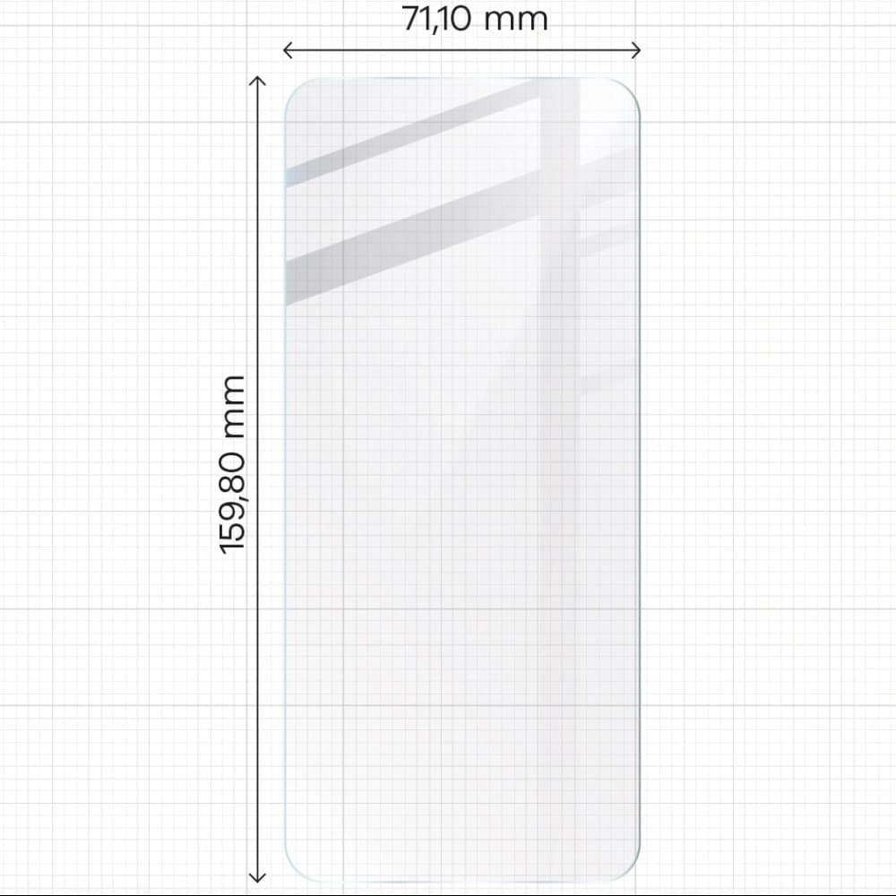 BIZON Clear 3x képernyőüveg + kameraüveg Realme C67 4G-hez - 2