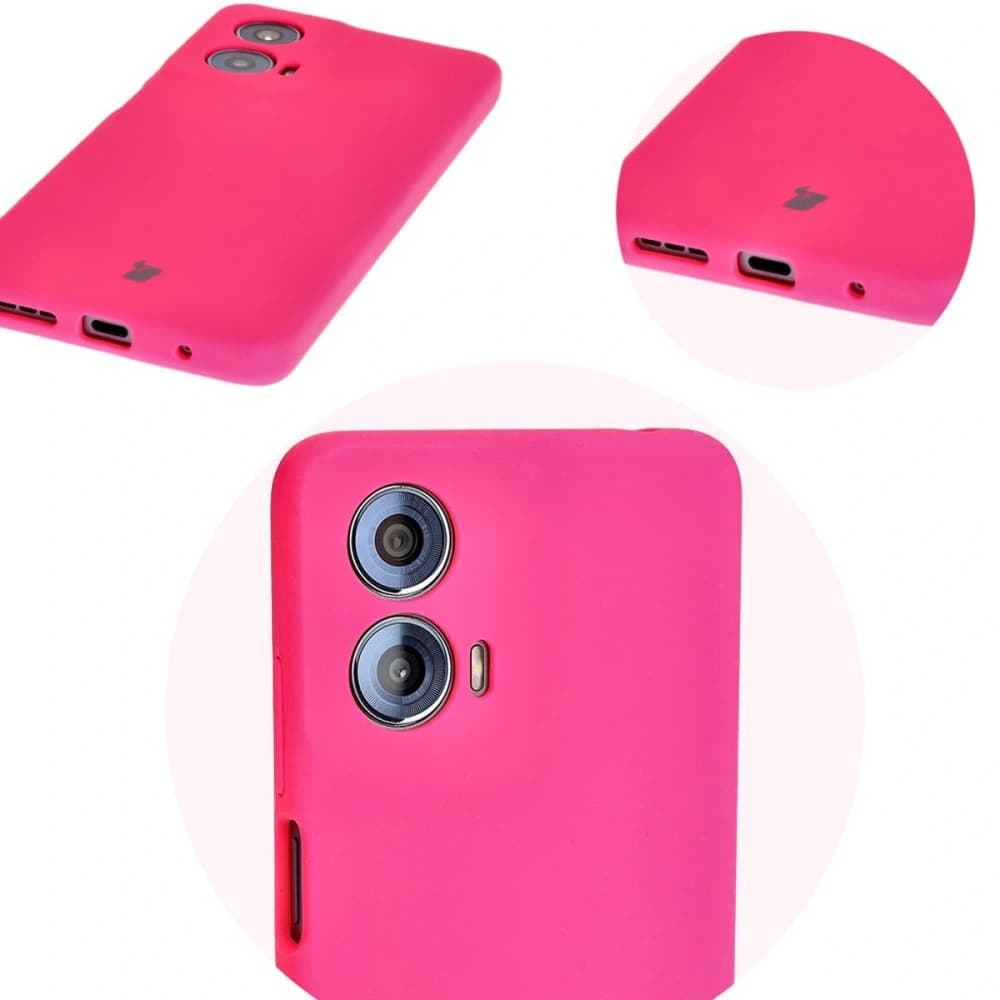 Bizon Soft Case Motorola Moto G24 / G24 Power roz neon - 12