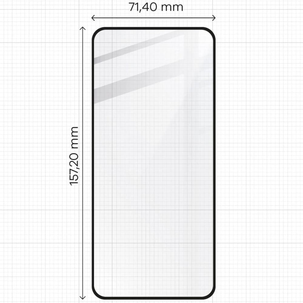 Sklo tvrzené Bizon Glass Edge 2 3D Pack - [2 PACK] + ochrana na objektiv Xiaomi Redmi Note 13 Pro+ 5G černé - 2