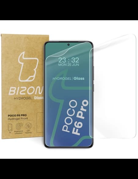 Bizon Glass Hydrogel Elülső Xiaomi Poco F6 Pro [2 PACK]