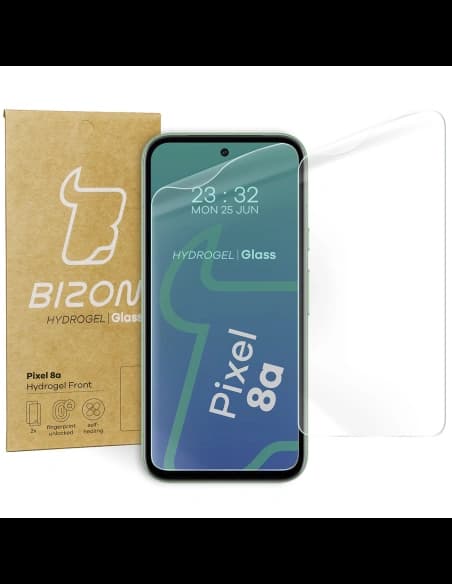 Folia hydrożelowa na ekran Bizon Glass Hydrogel Front do Pixel 8a [2 PACK]