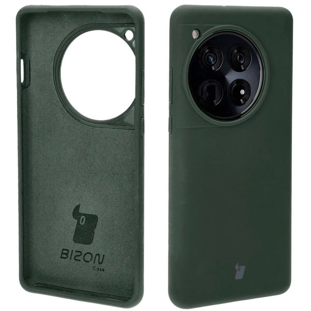 Bizon Soft Case OnePlus 12 verde închis - 1