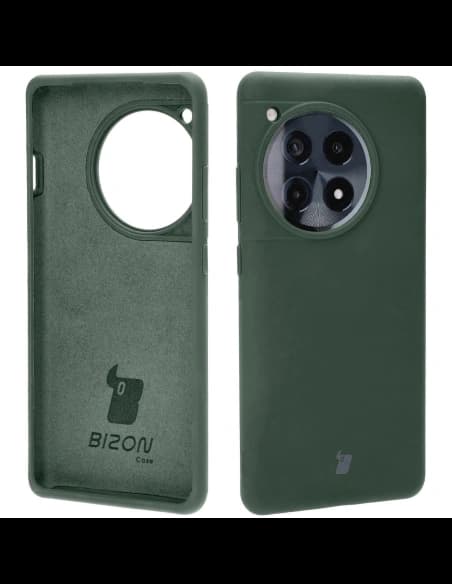 Bizon Soft Case OnePlus 12R verde închis