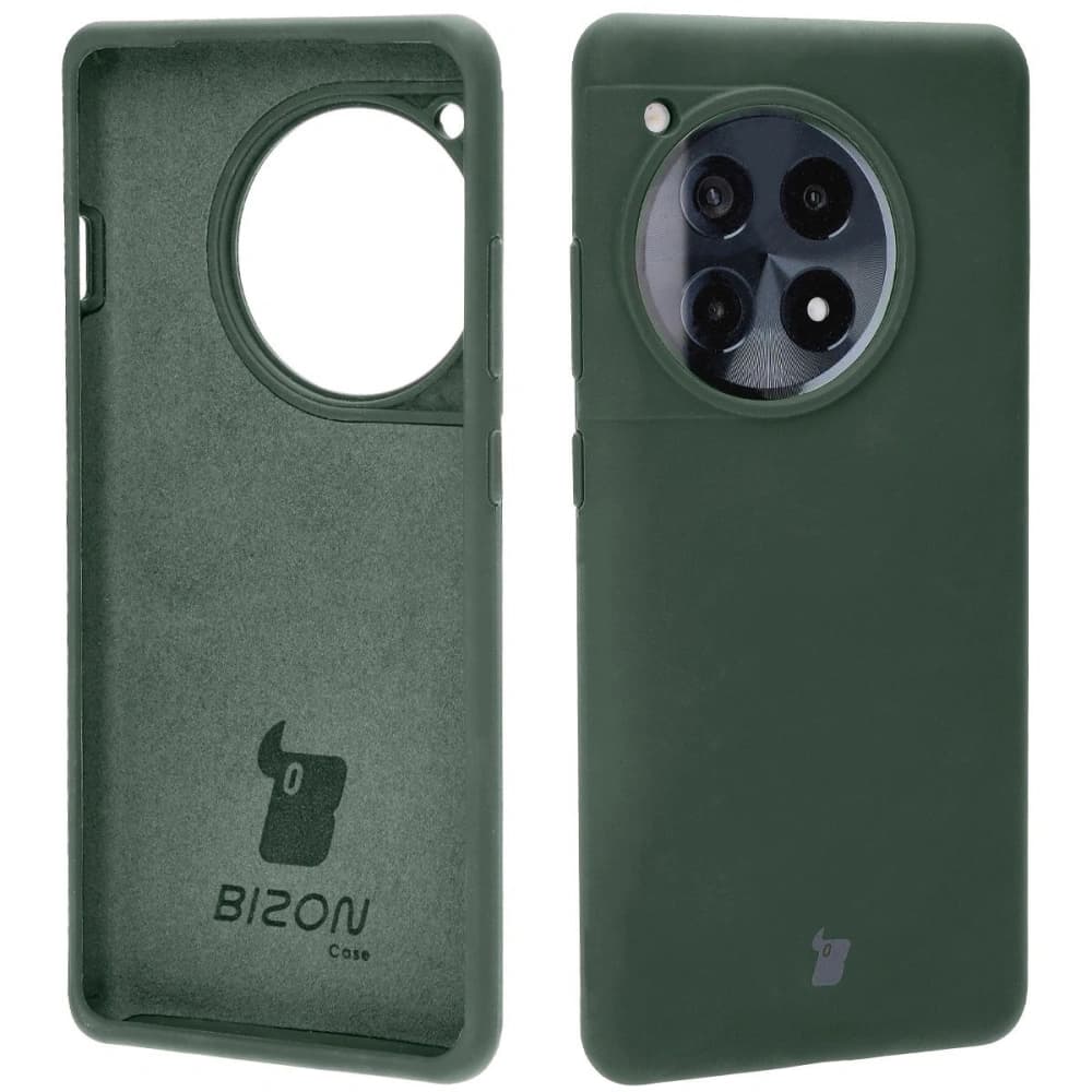 Bizon Soft Case OnePlus 12R verde închis - 1