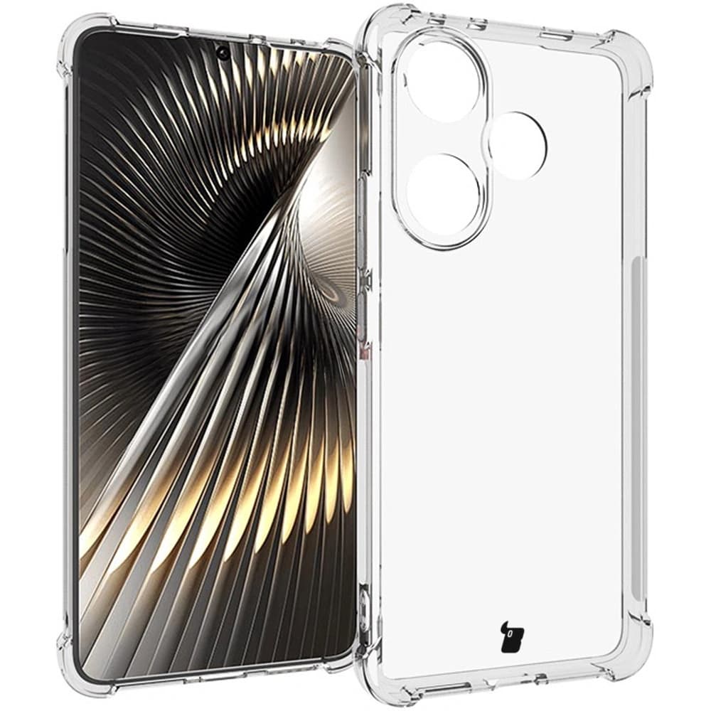 Elastické pouzdro Bizon Case Salpa pro Xiaomi Poco F6 průhledné - 3