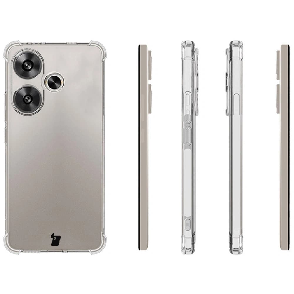 Elastické pouzdro Bizon Case Salpa pro Xiaomi Poco F6 průhledné - 4