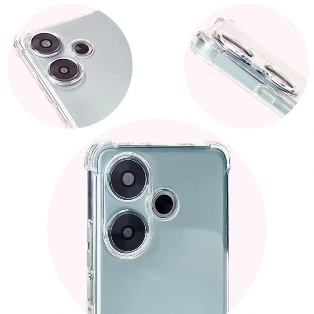 Elastické pouzdro Bizon Case Salpa pro Xiaomi Poco F6 průhledné - 9