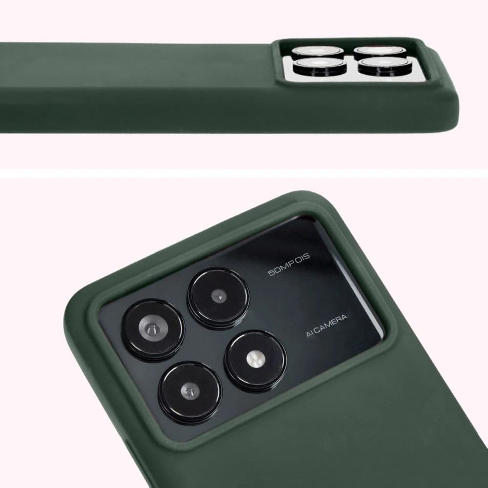 Bizon Soft Case Xiaomi Poco F6 Pro sötétzöld - 10