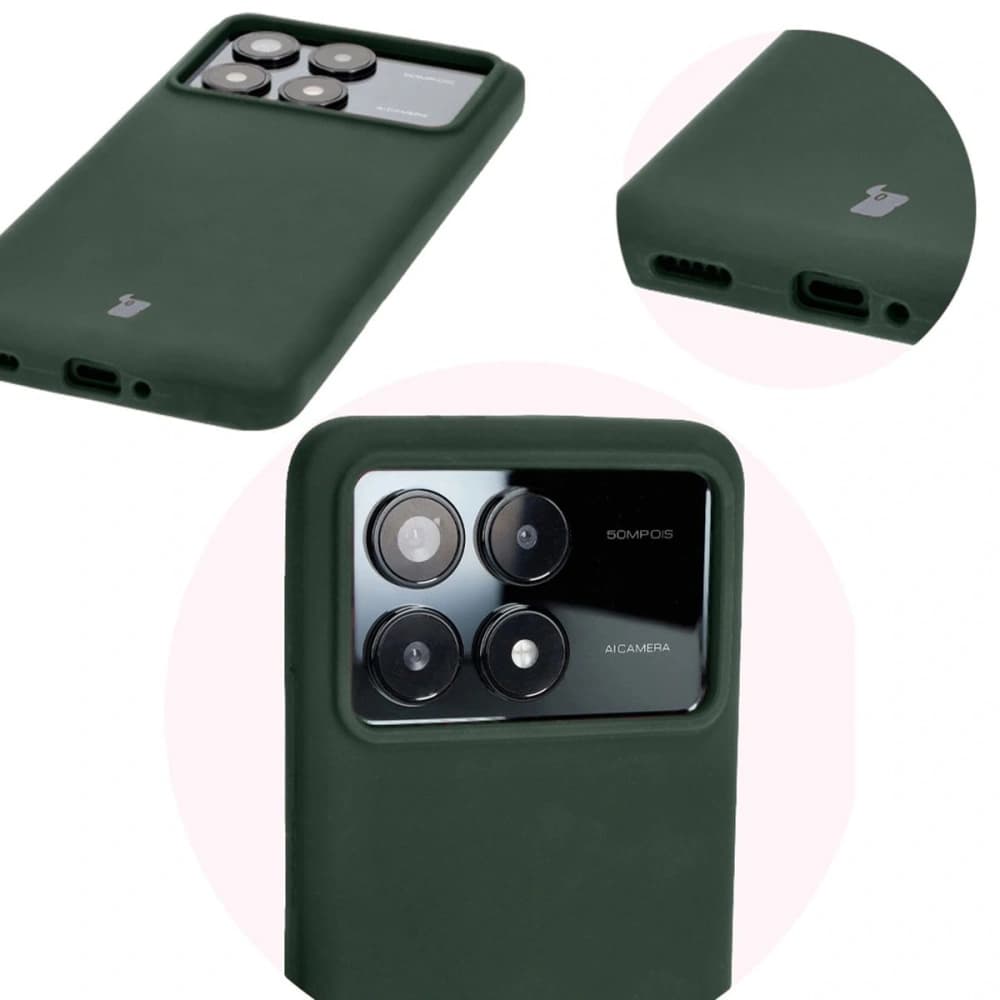 Bizon Soft Case Xiaomi Poco F6 Pro sötétzöld - 12