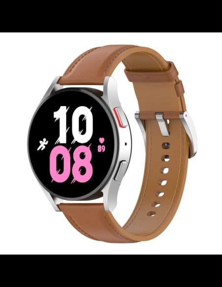 Pasek Bizon Strap Watch Casual do Samsung Galaxy Watch FE/7/6/6 Classic/5/5Pro/4/4 Classic světle hnědý