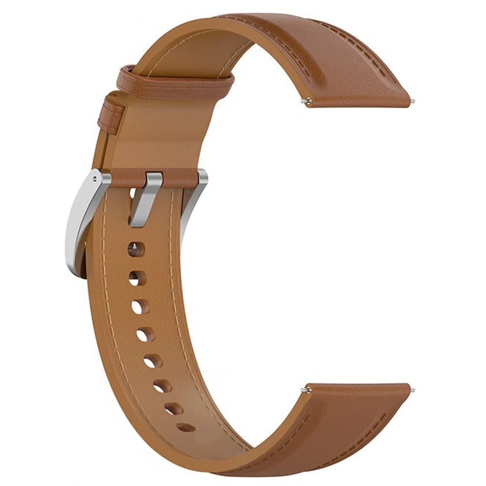 Bizon Strap Uhr Casual Samsung Galaxy Watch FE/7/6/6 Classic/5/5Pro/4/4 Classic hellbraun - 5