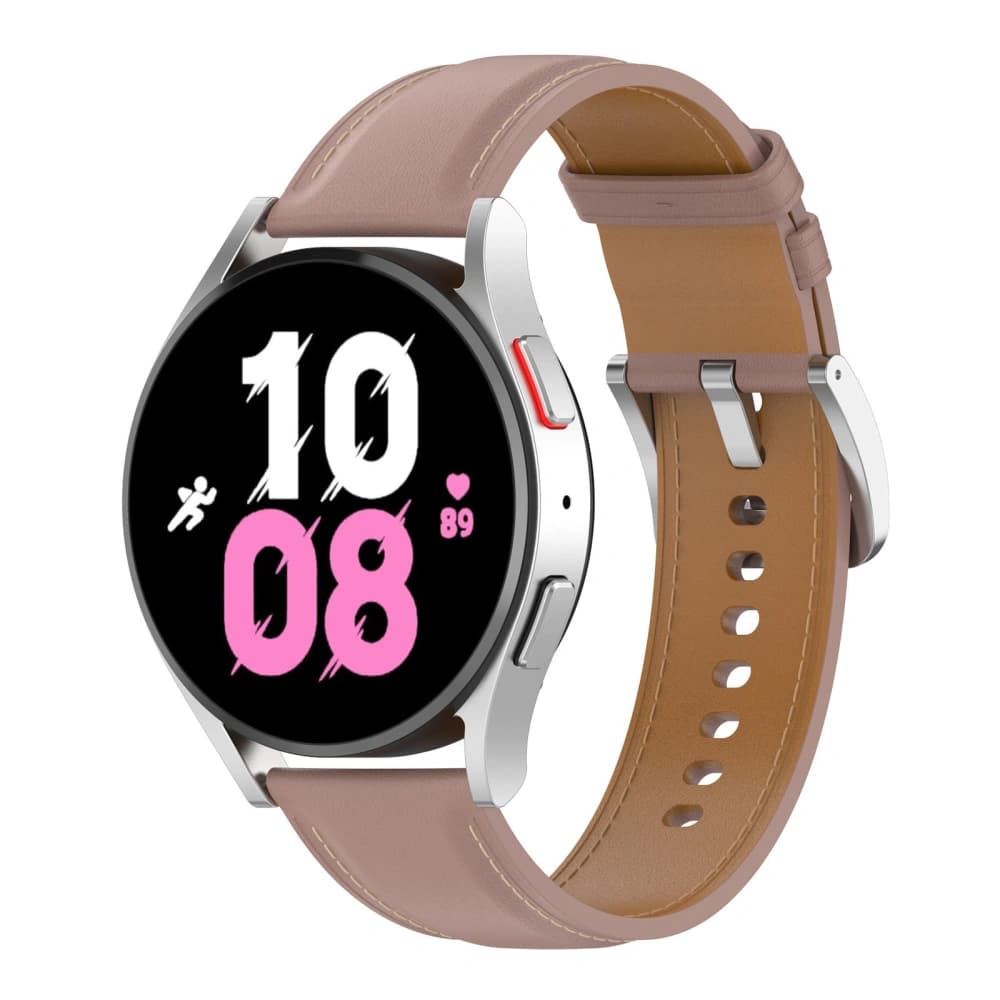 Bizon Strap Watch Casual Samsung Galaxy Watch FE/7/6/6 Classic/5/5Pro/4/4 Classic pink - 1