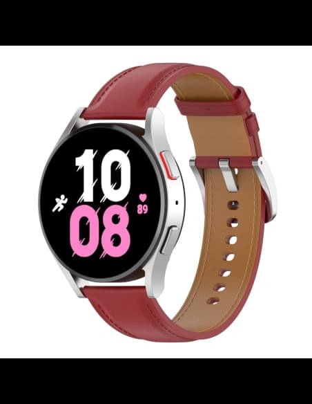 Pasek Bizon Strap Watch Casual do Samsung Galaxy Watch FE/7/6/6 Classic/5/5Pro/4/4 Classic červený