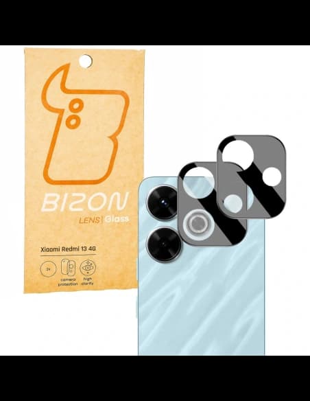Bizon Glaslinse Xiaomi Redmi 13 4G [2 PACK]