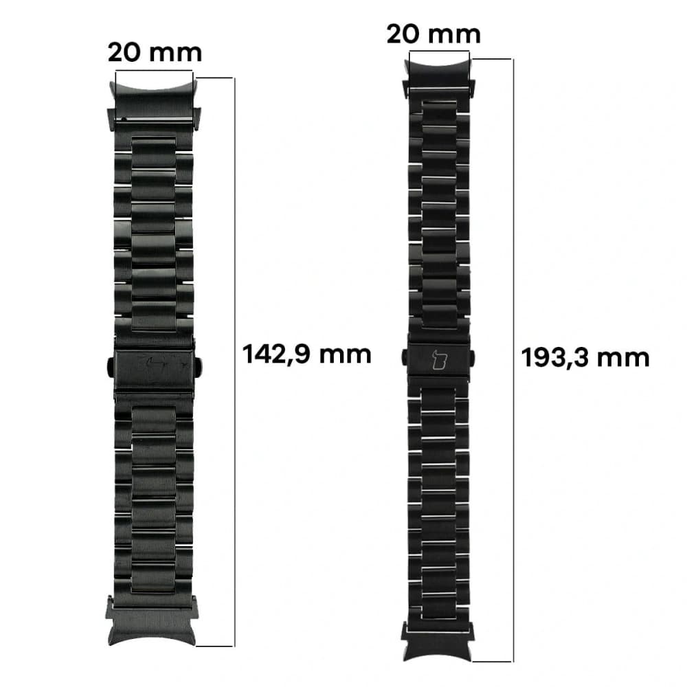 Bizon Strap Watch Aura Samsung Galaxy Watch FE/7/6/6 Classic/5/5 Pro/4/4 Classic schwarz - 3