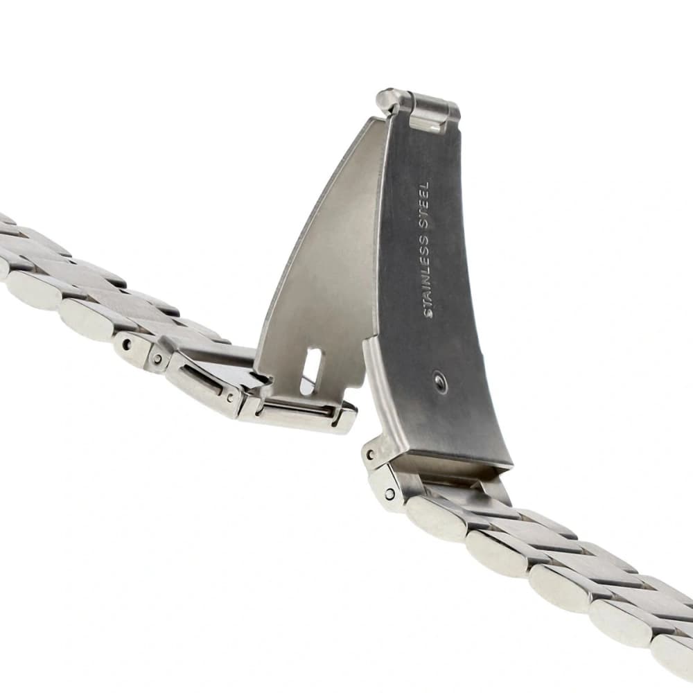 Bizon Strap Uhr Aura Samsung Galaxy Watch FE/7/6/6 Classic/5/5 Pro/4/4 Classic silber - 3