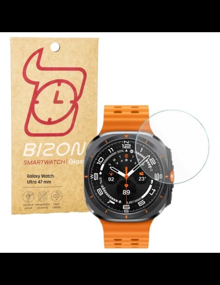 Bizon Glas Uhr Klar Samsung Galaxy Uhr Ultra 47 mm