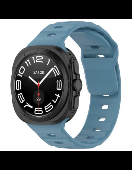 Bizon Strap Uhr Silikon Samsung Galaxy Uhr Ultra 47 mm blau