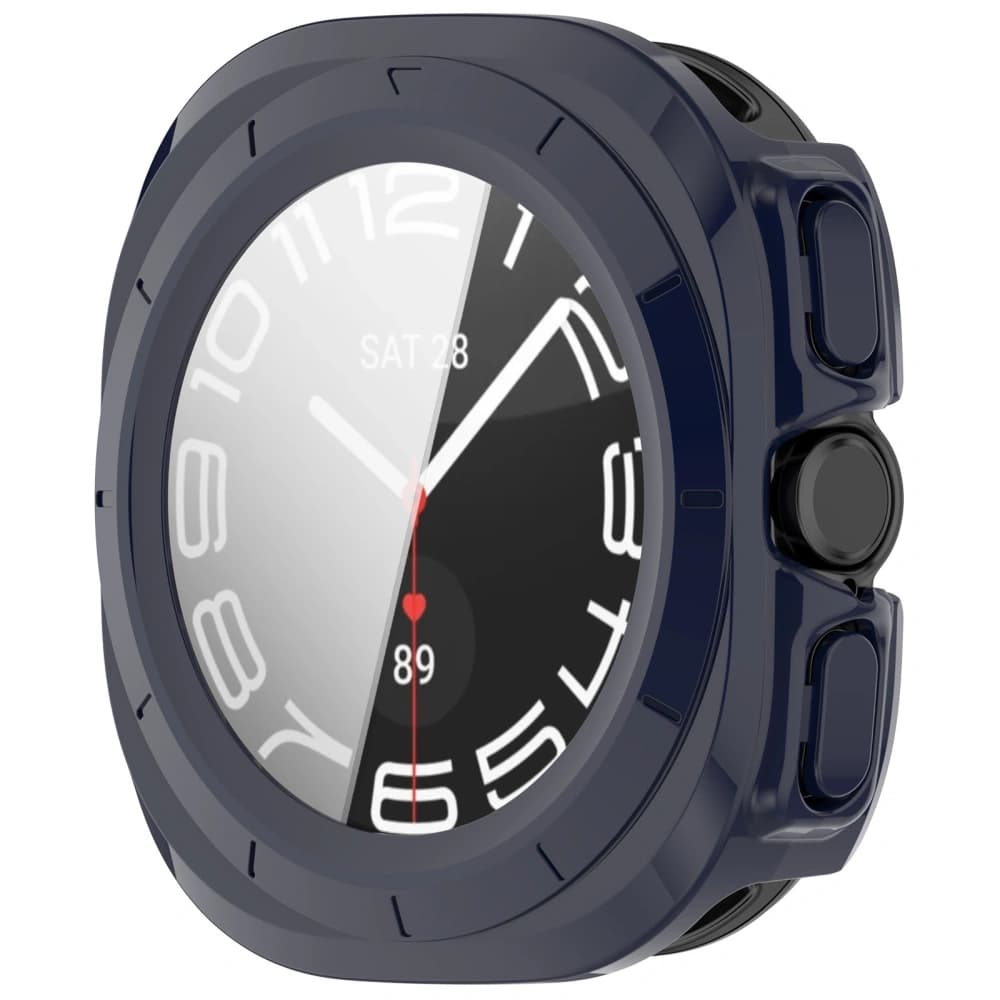 Bizon Case+Glass Uhr Samsung Galaxy Uhr Ultra 47 mm blau - 5