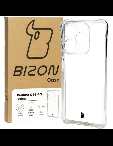 Bizon Case Salpa Realme C63 4G átlátszó