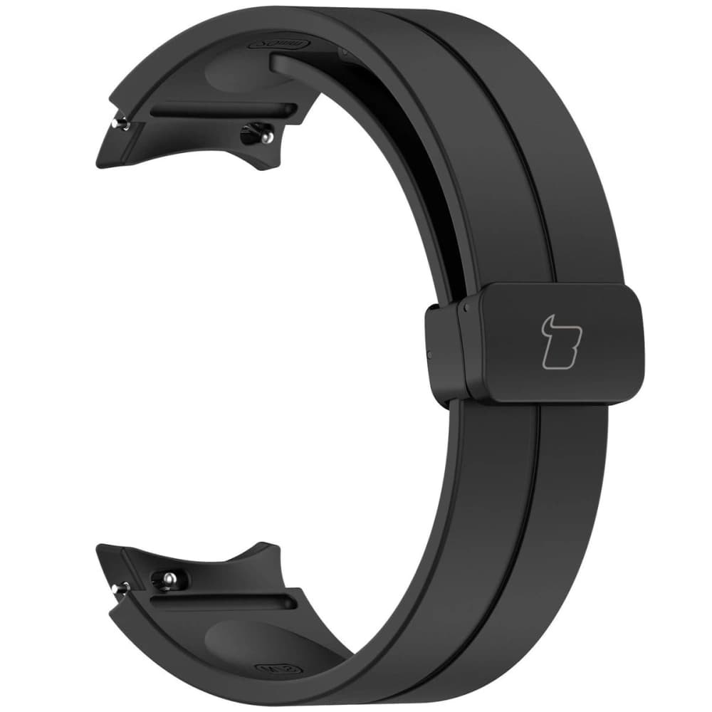 Bizon Strap Uhr Silikon Samsung Galaxy Watch FE/7/6/6 Classic/5/5 Pro/4/4 Classic schwarz - 3