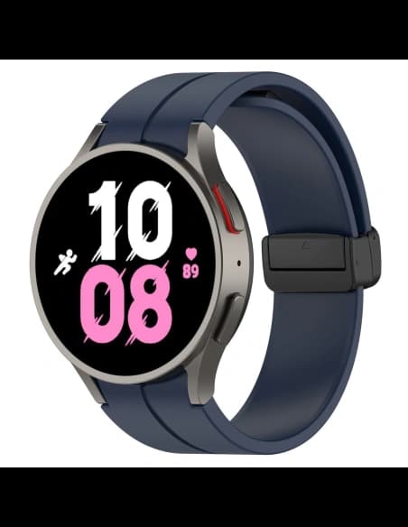 Silikonový pásek Bizon Strap Watch Silicone do Samsung Galaxy Watch FE/7/6/6 Classic/5/5 Pro/4/4 Classic v modré barvě