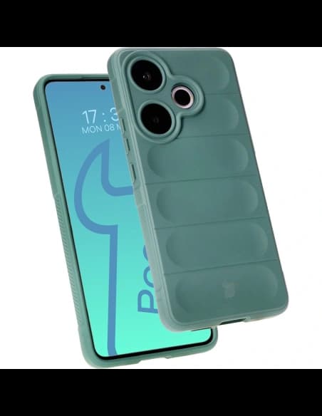 Pancéřové pouzdro Bizon Case Tur do Xiaomi Poco F6 tmavě zelené