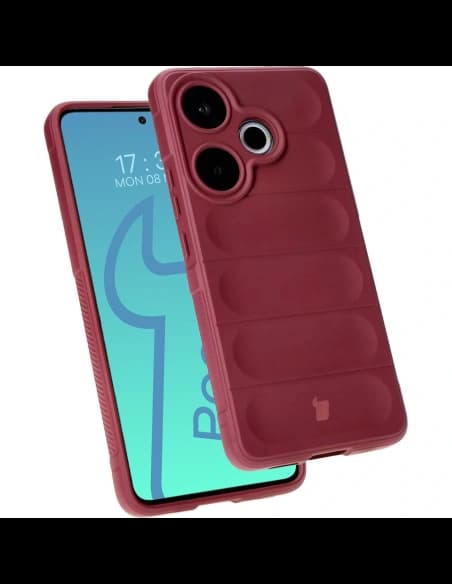 Pancierné etui Bizon Case Tur do Xiaomi Poco F6 tmavě fialové