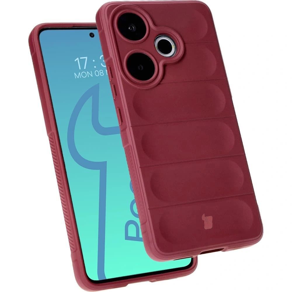 Pancierné etui Bizon Case Tur do Xiaomi Poco F6 tmavě fialové - 1