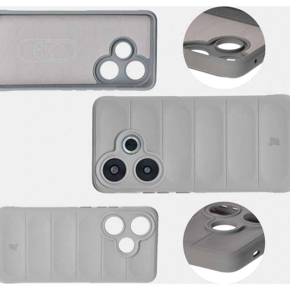 Pancéřové pouzdro Bizon Case Tur do Xiaomi Poco F6 světle šedé - 9