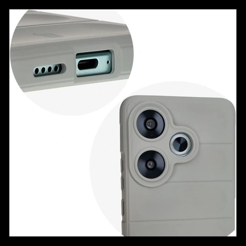 Pancéřové pouzdro Bizon Case Tur do Xiaomi Poco F6 světle šedé - 11