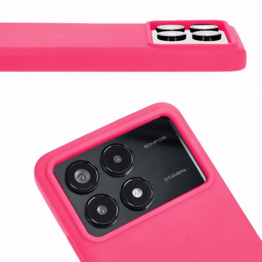 Bizon Soft Case Xiaomi Poco F6 Pro neon rózsaszín - 10