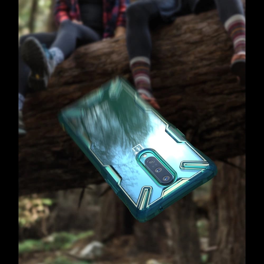 Etui Ringke Fusion-X OnePlus 8 Camo (Moro) černé - 9