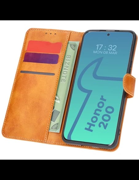 Bizon Case Pocket Honor 200 brown