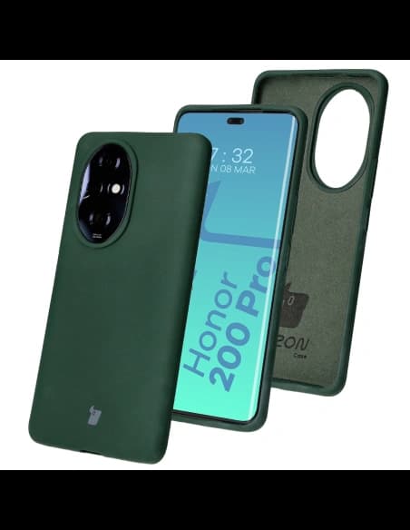 Bizon Soft Case Honor 200 Pro dark green